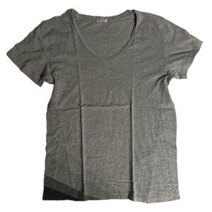 Acne Heather Gray Short Sleeve Tee